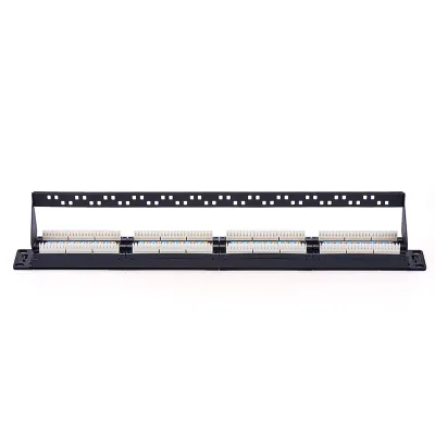 High Quality DIMAN Cat5e 24 Port 19 Inch 1U Patch Panel Data Distribution Frame for Data Center Use Factory Direct Sale