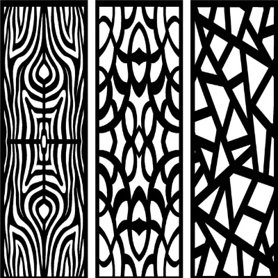 Customized Decorative Privacy Laser Cut Aluminum Screen Room Divider Fence Wall