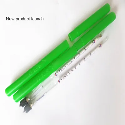 0-100% Alcohol Hydrometer Scale Alcoholmeter 285mm Length Glass Tester Alcohol Density Meter Home Beer Wine Brewing