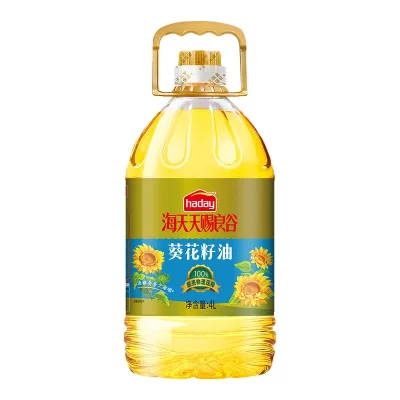 100% Pure Physically Refined 4L Haday Vegetable Oil Sunflower Cooking Oil No Chemical Residues