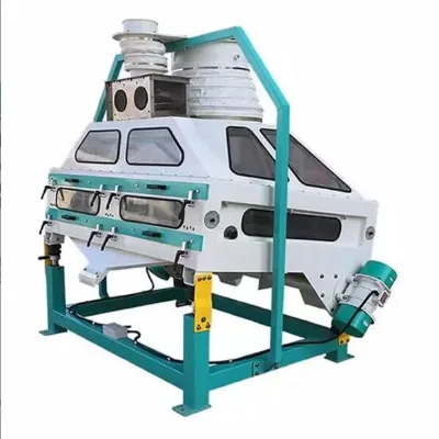 Grain Wheat Rice Peanut Corn Stone Removal Machine Soybean Sand to Stone Mud Impurities Stone Removal Cleaning Equipment
