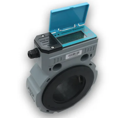 China Factory  DN50 Sandwich-typed RS485 Ultrasonic Flow Meter for Agriculture Irrigation