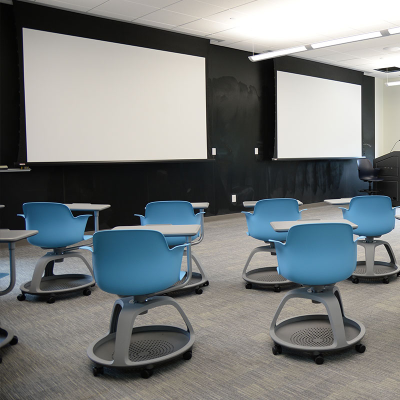 400\" Diagonal Dimension Projection Screen with Projector for Clear and Visible Visuals