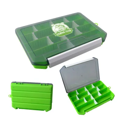 Plastic Clear Fishing Storage Tackles Boxes with Removable Dividers Fish Tackle Storage Trays Organizer