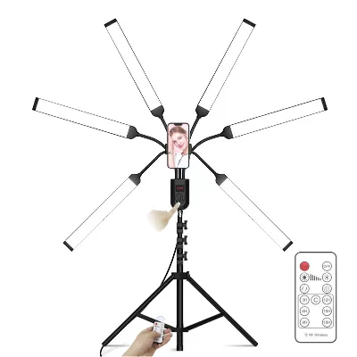 New Arrival Remote Control Six- Head LED Lamp Tattoo Studio Lamp Beauty Salon Light for Permanent Makeup
