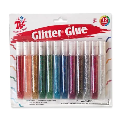 Free Sample Graduation Themed Simple to Use Multi-color Non-Toxic Washable Glitter Glue Paint for a Fun and Creative Experience