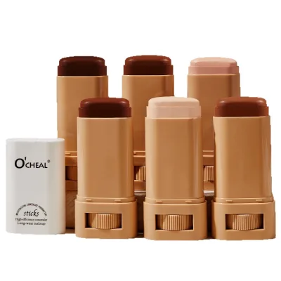 New Arrival 6 Colors Full Coverage Eraser Concealer Moisturizing Brightening Cream Foundation Stick Cream