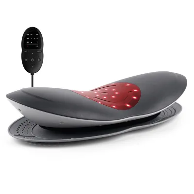 Automatic Handheld Lumbar Waist Abdominal Massager With Vibration Heat Facial Back Stretcher for Enhanced Support Massage