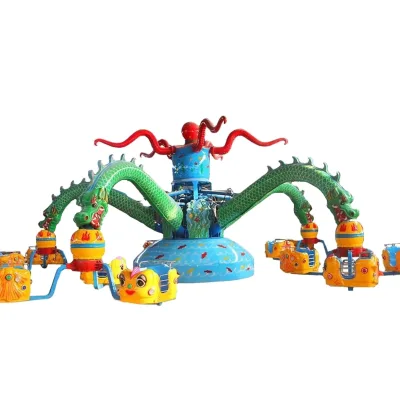 Outdoor Attractions Amusement Park Game Big Octopus Ride Rotating Octopus Ride for Sale