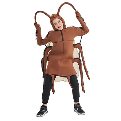 Children Play Funny Costume Baby Cockroach School Activity Costume for Kids Halloween Party
