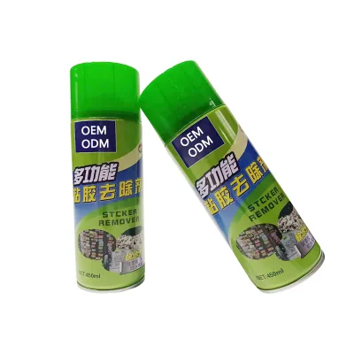 450ML Effectively Cleaning Adhesive Stubborn Stains Aerosol Sticker Remover Spray
