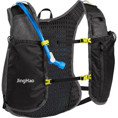 BSCI Factory Running Hydration Vest with 500ml Bottle, Adjustable Run for Women and Men