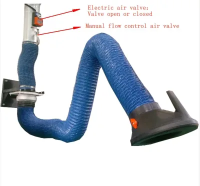Lumeike Dust Suction & Fume Exhaust Arm with Smoke Extraction High Quality Flexible Fume Extraction System 1 Year Warranty