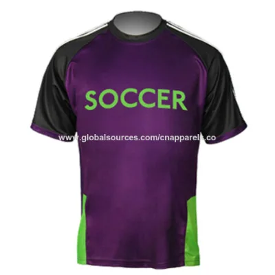 Men's sublimation printing soccer jersey, custom moisture - wicking football jersey