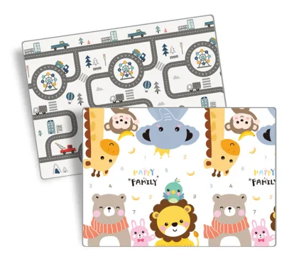 BBCare Foldable Baby Play Mat, Waterproof Foam Floor Baby Crawling Mat, Portable Baby Playmat for Infants, Toddler, Kids.