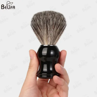 Hot Sale High Quality Shaving Brush for Gentle Men Spa Salon With ABS Handle Badger Hair Foam Brush