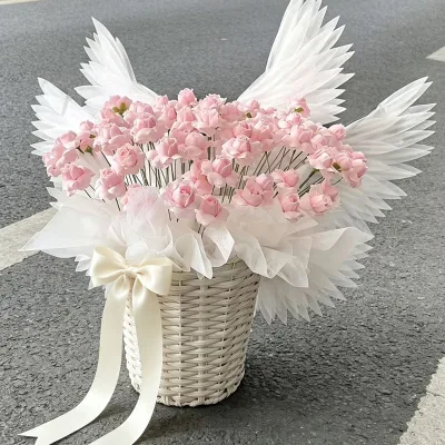 Angel Wings Electric Wing Opener Battery-Powered Automatic Mechanism COS Prop Feather Bouquet Decoration DIY Material Plastic