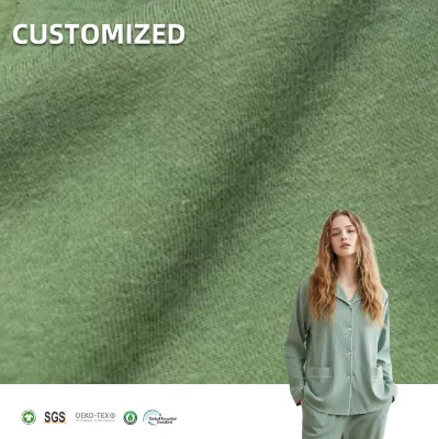 Soft OEKO-100 Comfortable and Breathable  60%Cotton 40%Polyester Fleece Fabric for Sweatshirt