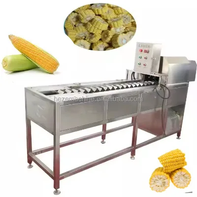 High Speed Corn Cutter Machine Commercial Stainless Steel Corn Segmenting Machine for Catering Business