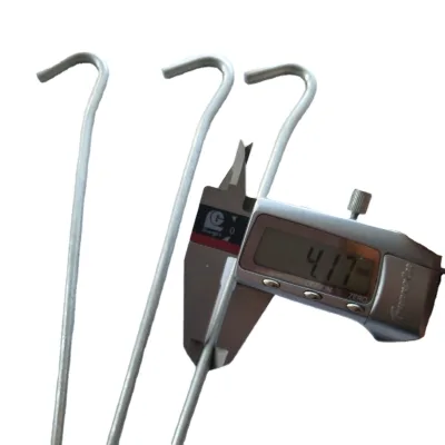 Ground Anchor Made of Coated Steel - Robust Pegs for  Weed Fleece and Foils - Ground Anchor for Garden and Camping