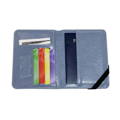 PU Leather Passport case - Multi-functional Travel Document Storage Holder with Multiple Compartments for Passport Holders