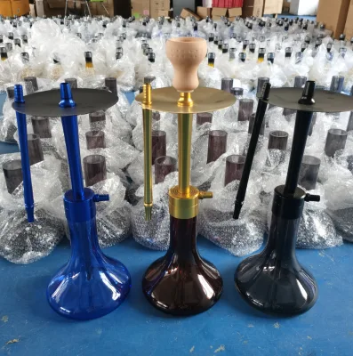 Customizable Logo Colored Glass Base Shisha Hookah with Accessories
