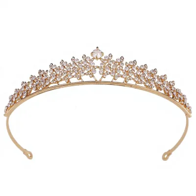 Bridal Alloy Zircon Small Crown Hairband Hot-Selling Factory Direct Supply Wholesale Wedding Hair Accessories