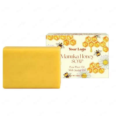 Manuka Honey Soap All Natural Bathwash Honey & Shea Butter Glow Soap Brightening Face Body All Skin Types