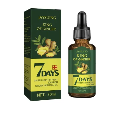 7 Days Ginger Hair Growth Solution Curing Hair Improving Hair Care Nourishing Anti-fall Nutrient Solution