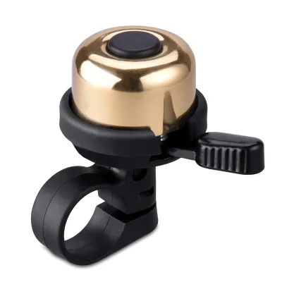Gold Brass Bicycle Bell Clear Tone Sound Handlebars Retro Great Outdoor Portable Cycling Equipment Duet Mini Mountain Bike Bell