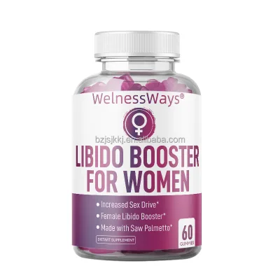 Welnessways Dietary Supplement Wholesale Libido Booster Gummies for Women Saw Palmetto Natural Female Libido Booster Gummy
