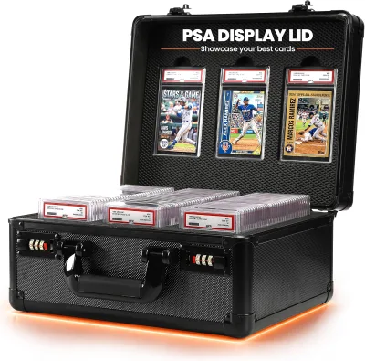 Graded Card Case Display Lid, 3 Row Card Storage Box