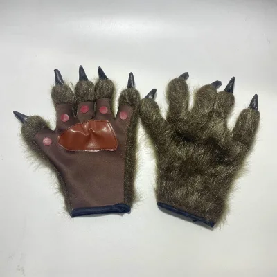 Carnival Party Halloween Werewolf Gorilla Gloves Props Decoration Makeup Stage Performance Supporting Props Clothing Accessories