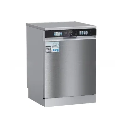 Freestanding Dishwasher Stainless Steel Touch Control Automatic Door Drying UV Antibacterial Freestanding Dish Washer for Home
