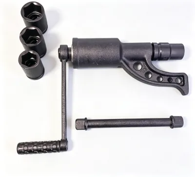 1:120 Agricultural Tractor Wheel Nut Multiplier 4800N.M Carbon Steel Torque Tool for Earth Mover Oversized Bolt Removal