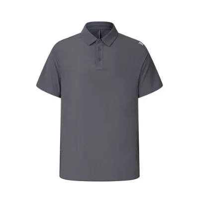 Gray Men’s Polo Shirt – Soft, Sun-Ready & Customizable