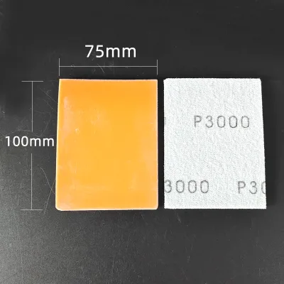 75x100mm Square Sponge Sandpaper Hook and Loop Foam Abrasive Sanding Pads for Air Orbital Sander Auto Body Polishing