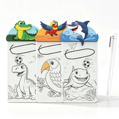 Magnet Attached Back Fridge Notes Messages Magnetic Whiteboard for Work Study Helper Drawing Quick Erasing Flannel Side