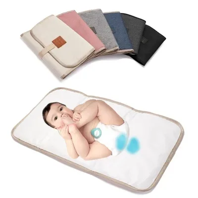 OEM Factory Custom Portable Baby Diaper Changing Pad Eco-friendly Polyester Changing Mat for Baby