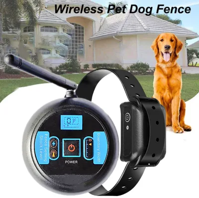 New Pet Trainer Wireless Electronic Fence Custom Colors Plastic Bark Stopper for Dog Training Pet Supplies Dog Accessories