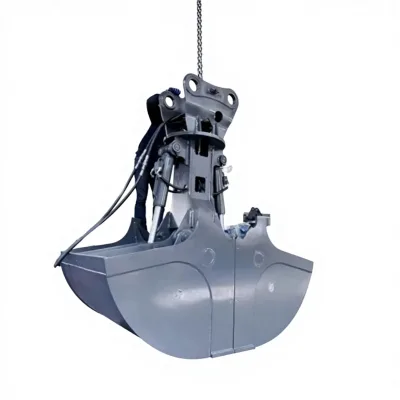 Lich Mini Excavator Clamshell Grab Bucket for Kobelco Doosan 25 Ton with 1500mm Max Jaw Opening