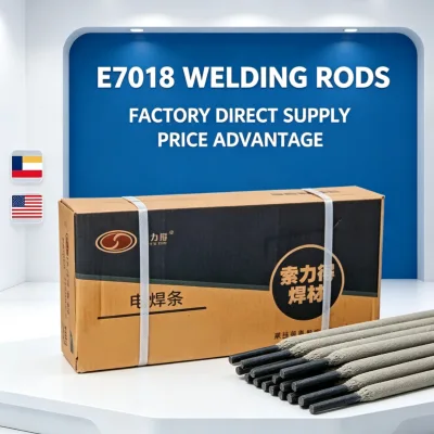 E7018 Welding Rods AWS A5.1 2.5mm 3.2mm 4.0mm 350mm 400mm Low Hydrogen Welding Electrode China Hot Selling