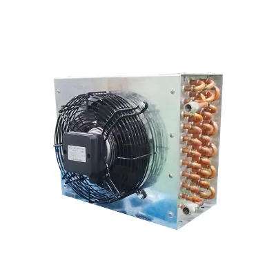 Refrigerator Heating Finned Tubes of Air to Water Fan Heat Exchanger