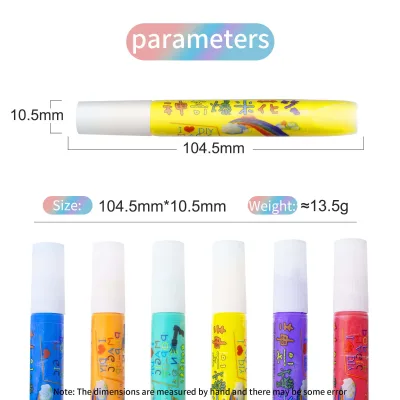 Portable Bubble Pen for Kids Popcorn Marker Pen Bubble Pen Toy