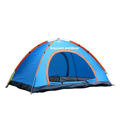 Automatic Outdoor Sport Family 3-4 Person House Fast Popup Instant Foldable Camping Tent