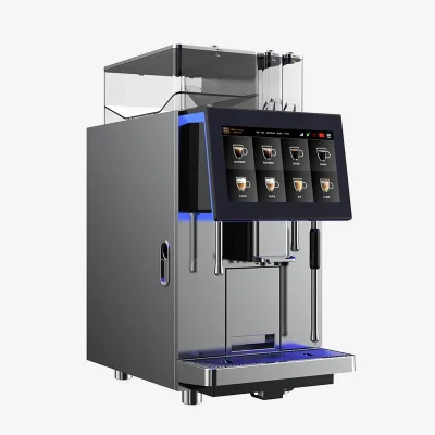 Professional Commercial 11.6 Inch Screen Automatic Coffee Machine Hot Sales 19bar Pump Electric Power for Hotels Coffee Shops