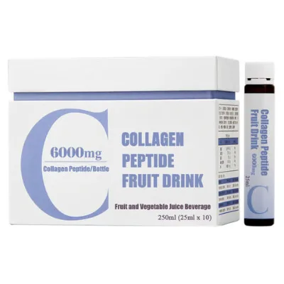 Collagen Peptides Fruit Beverage Drink for Skin Beauty
