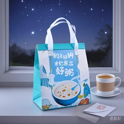 Bulk Non-Woven Thermal Delivery Bags - Oil-Proof & Custom Logo Printing
