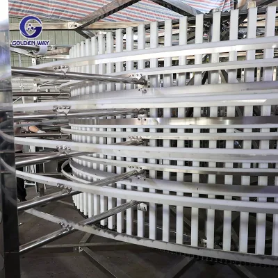 Chain Conveyor Belt System for Food Processing/Parcel Sorting Line | Easy-Clean Stainless Steel Mesh Belt with High Durability