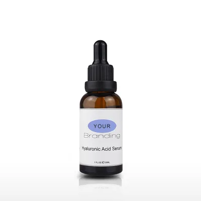 High Quality 24H Moisture Lock Anti-Wrinkle Vitamin E Facial Serum 30ml Deep Hydration Private Label Hyaluronic Acid Serum